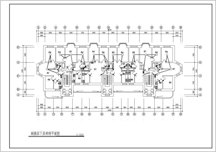 电气设计_某地区300号电施工设计CAD图_图1