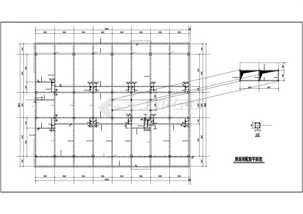 某六层框架结构酒店建筑设计施工CAD图纸-图二