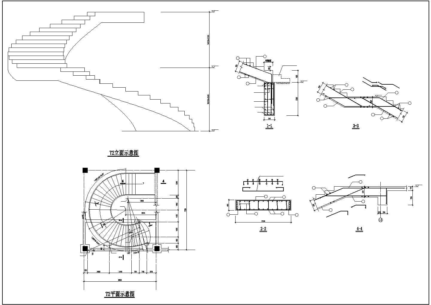 某六层框架结构酒店建筑设计施工CAD图纸