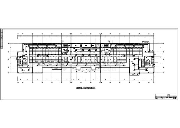 某多层技术办公大楼空调通风及防排烟系统设计cad施工图（大院设计）-图一