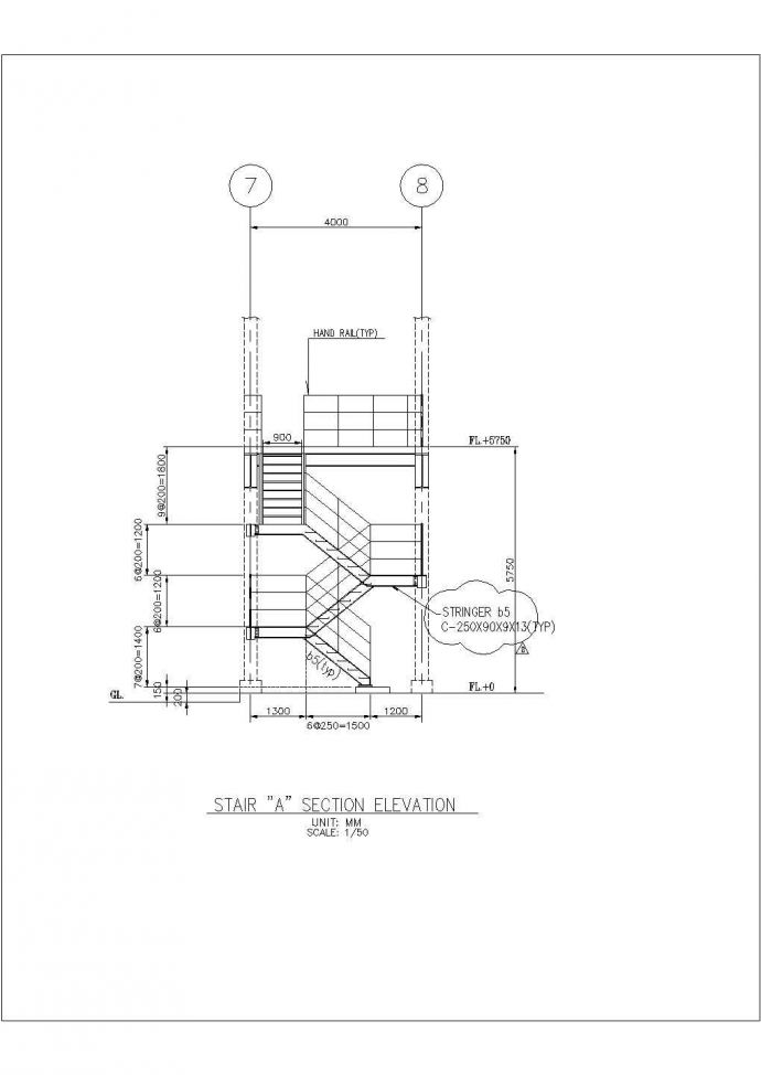 一套多层钢结构框架设计图(工业建筑 共21张图纸)_图1