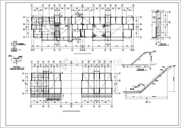 宿主柏悦南山小区8200平米18层纯剪力墙住宅楼结构设计CAD图纸-图一