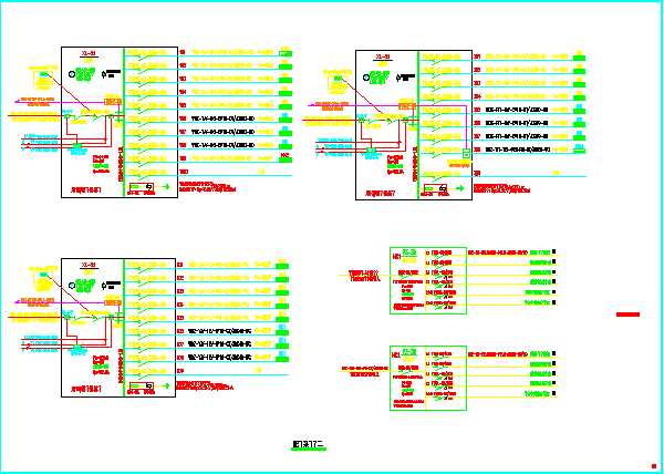 金溪兰苑幼儿园电气设计CAD图_图1