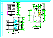 三层农村异型住宅建筑设计施工图（含设计说明）-图二