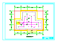 框架结构3层别墅建筑结构水电全套施工图（含设计说明）