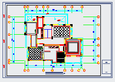 【江苏】欧式风格别墅装修设计CAD施工图（含效果图）-图二