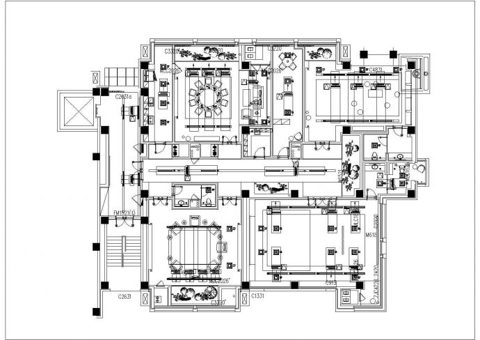 【某地】多层公共建筑空调系统设计施工设计CAD图纸_图1