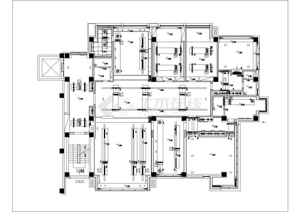 【某地】多层公共建筑空调系统设计施工设计CAD图纸-图二