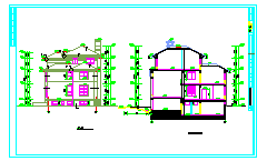 3层的小独栋别墅建筑设计施工图-图二