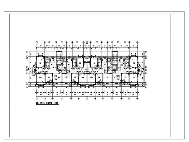 某市高层住宅楼全套设计CAD规划详图-图一