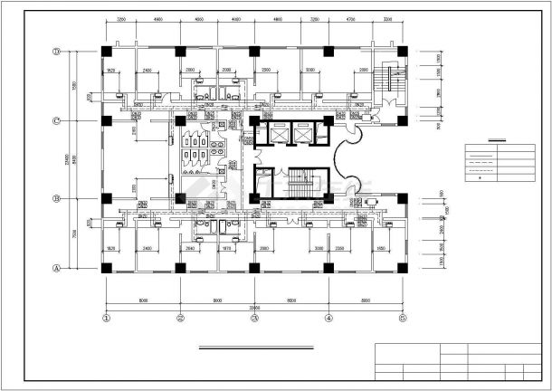 广州建林路某高层商务大厦内部空调工程全套设计CAD图纸-图二