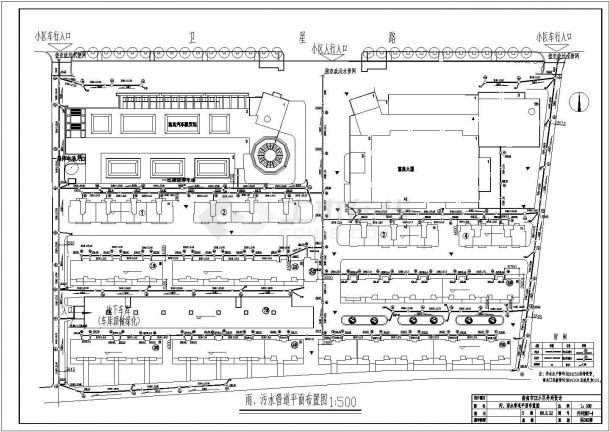 西安市锦江花园小区供热管网工程全套设计CAD图纸（13万平米）-图二