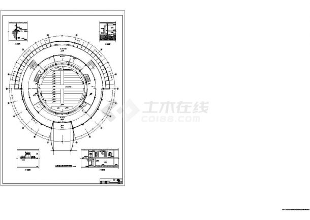 重庆市北碚区某5层框架结构商业大楼全套空调系统设计CAD图纸-图一