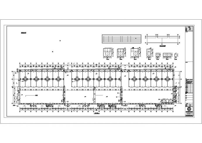 某二层大型农贸市场建筑设计CAD施工图_图1