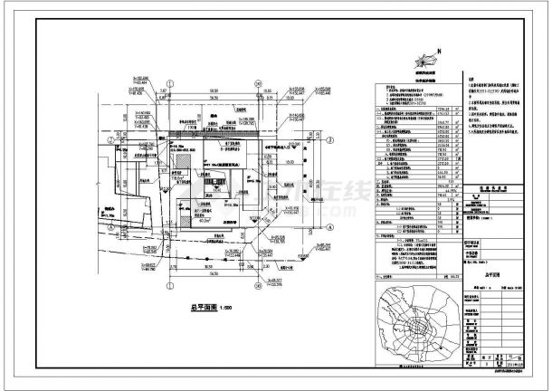 3层大型农贸市场建筑规划设计CAD施工图-图一