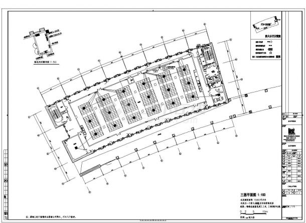 启东市档案馆弱电设计建筑CAD全套施工图-图二