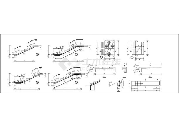 广州市莲花新村小区5300平米五层砌体结构住宅楼结构设计CAD图纸-图一
