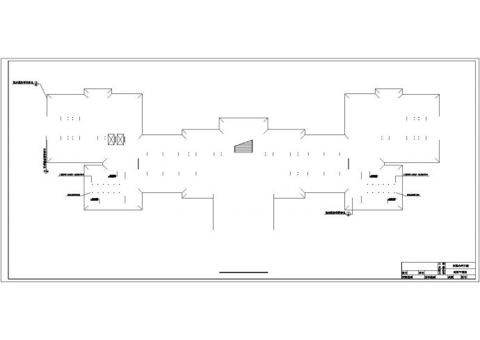 某多层钢框架结构医药住院大楼设计cad全套建筑施工图（含设计说明，含结构设计，含计算书）_图1