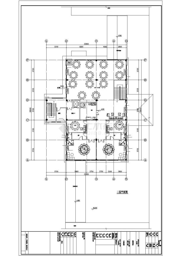 [湖南]宿舍楼及食堂建筑给排水施工图-图二