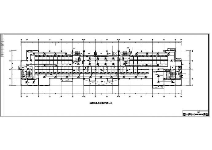 [陕西]某多层技术办公大楼空调通风及防排烟系统设计施工CAD图_图1