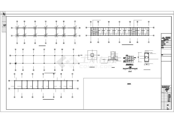 标准钢结构门式钢架厂房施工图-图二