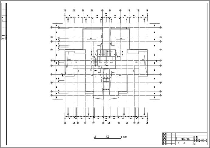 【兴化市】装修设计广厦经典高层住宅平面布置CAD图_图1