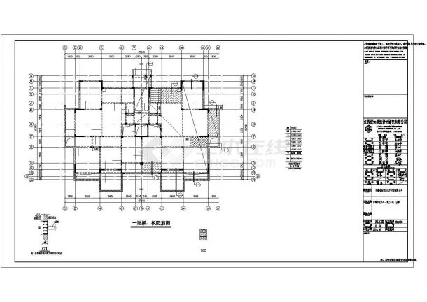 某五层框架结构厂房结构设计施工CAD图纸-图二