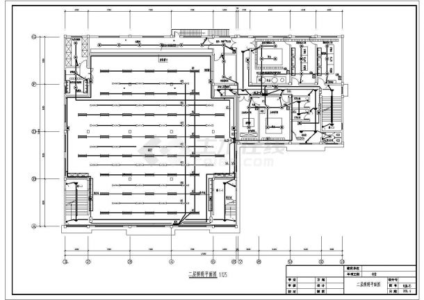 某大学校园二层框架结构食堂（主体高度9.6米）设计cad全套电气施工图纸（含设计说明）-图一