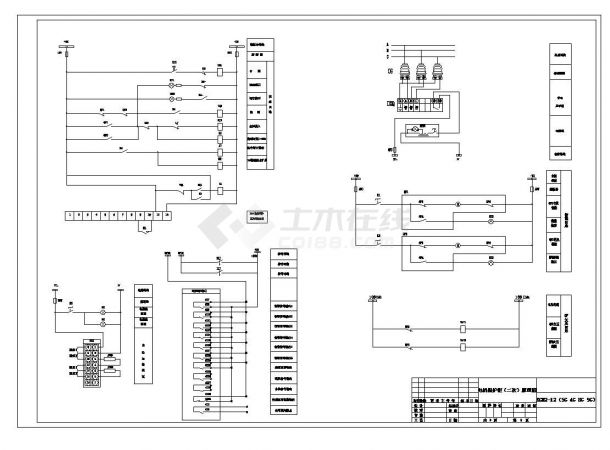 某低压配电房配电系统设计原理图CAD规划详图-图一