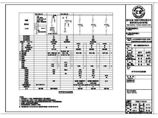 某市供配电工程结构布置CAD规划详图-图一