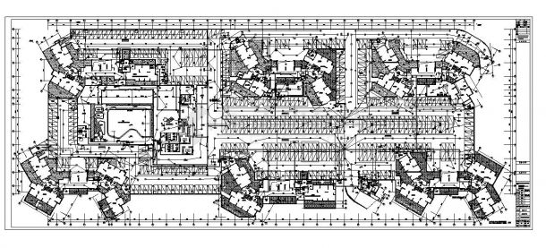 海南某高层住宅及配套基建电气结构布置CAD施工图-图二