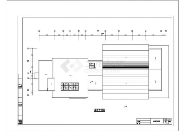 一层1080平方米长途汽车客运站建筑设计图-图一