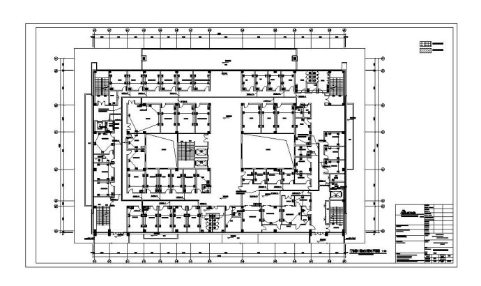某人民医院分院保健综合楼电气结构布置参考详图_图1