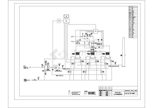 蓄热式焚烧装置结构设计CAD图-图二