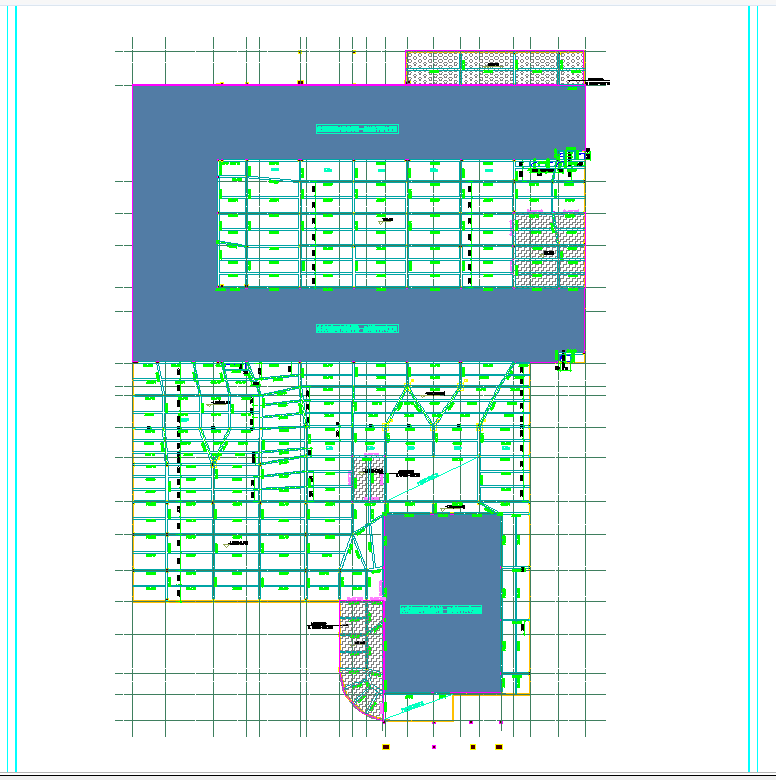 某地棚户区附属配套建筑工程结构方案设计CAD施工图纸