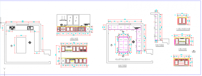 某地41套橱柜设计CAD施工图纸_图1