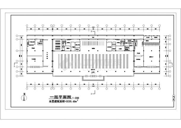 某二层4078㎡长途汽车客运站设计cad全套建筑施工图（含方案设计说明）-图一