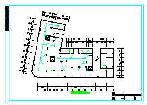 二类商住楼电气全套CAD平面布置参考图_图1