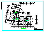 二类商住楼电气全套CAD平面布置参考图-图二