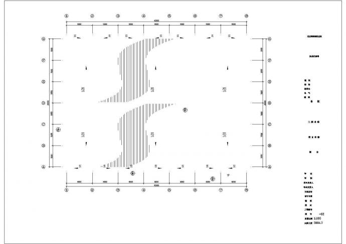 某钢结构食堂结构详细cad设计图纸_图1