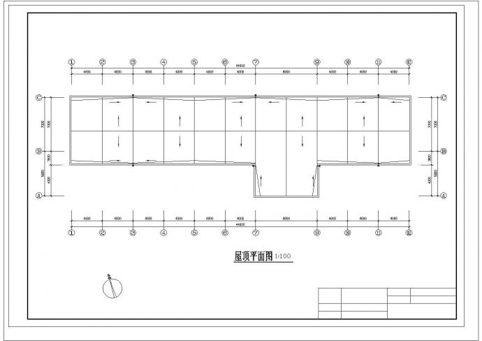 南京师范大学某2.2万平米五层框架结构教学综合楼建筑结构设计CAD图纸_图1
