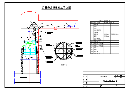 整套电站调压井cad设计方案图_图1