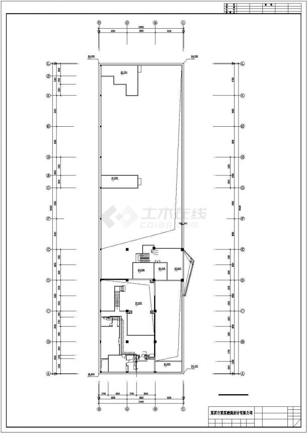 广东某二十二层酒店给排水设计CAD图-图一