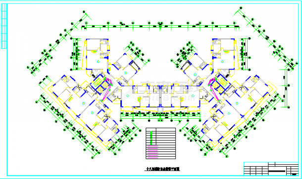 某居住楼电气结构cad施工图-图一