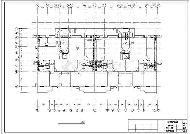 某带地下室高层办公楼给排水设计施工CAD图-图二