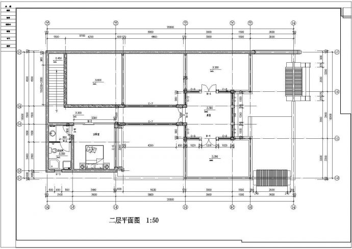 二层北方四合院建筑设计图（含四张效果图）_图1