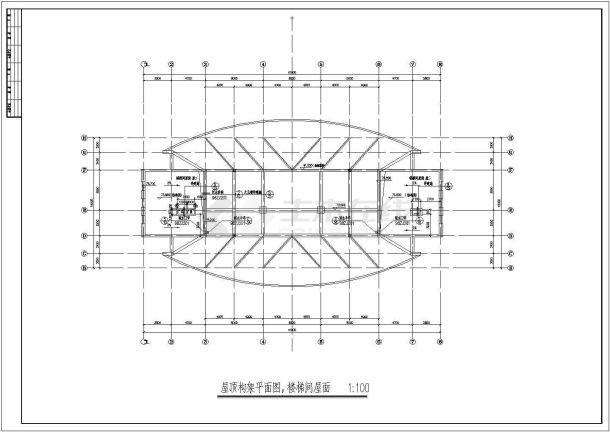 南京某地18层高层办公建筑方案设计cad施工图纸-图一