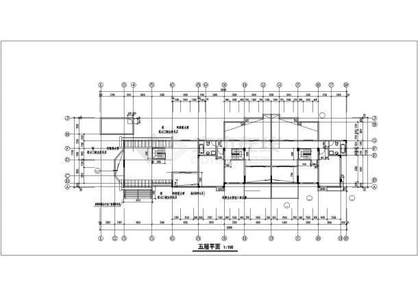 江苏某地区多层住宅施工设计CAD方案图-图一