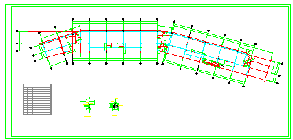 [北京]某三层钢框架结构商务综合楼结构cad设计图(含钢构件加工详图)-图二