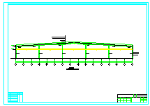[河南]单层门刚结构冷弯型钢加工车间建筑cad结构施工图（5T10T16T吊车）-图二